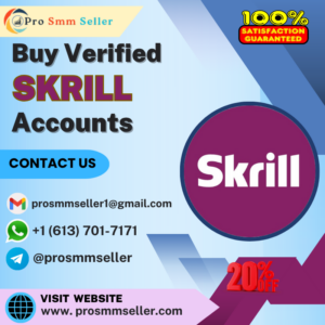 Buy Verified Skrill Accounts